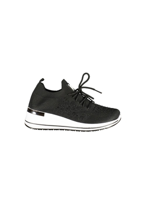 Laura Biagiotti Black Polyester Athletic Sneakers - EU36/US6