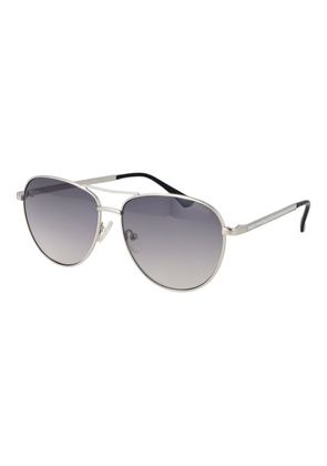 Guess Gray Metal Sunglasses
