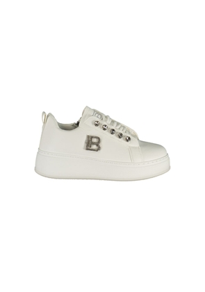 Laura Biagiotti White Polyester Athletic Sneakers - EU36/US6