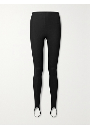 LESET - Rio Stretch-ponte Stirrup Leggings - Black - x small,small,medium,large,x large