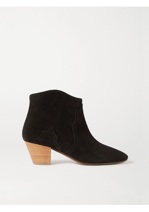 Isabel Marant - Dicker Suede Cowboy Boots - Black - FR35,FR36,FR37,FR38,FR39,FR40