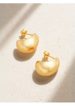 By Pariah - + Net Sustain The Curve Recycled Gold Vermeil Hoop Earrings - One size