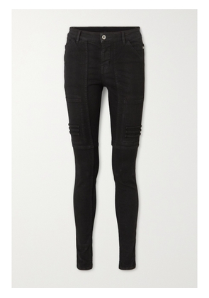 Rick Owens - Nagakin Paneled Mid-rise Skinny Jeans - Black - IT42