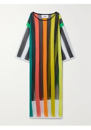 Christopher John Rogers - Striped Knitted Maxi Dress - Orange - x small,small,medium,large,x large