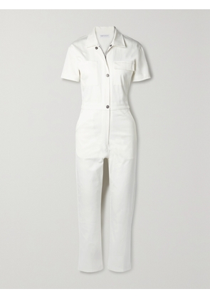 RIVET UTILITY - + Net Sustain Worker Cotton-twill Jumpsuit - White - x small,small,medium,large,x large