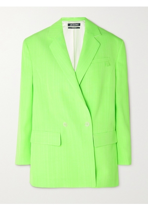 Jacquemus - Marino Crepe Double-breasted Blazer - Green - FR 32,FR 34,FR 36,FR 38,FR 40,FR 42,FR 44