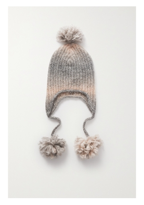 ALANUI - Ice Caves Ombré Alpaca-blend Beanie - Gray - One size