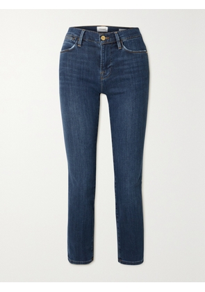 FRAME - Le High Cropped Straight-leg Jeans - Blue - 23,24,25,26,27,28,29,30,31,32,33,34