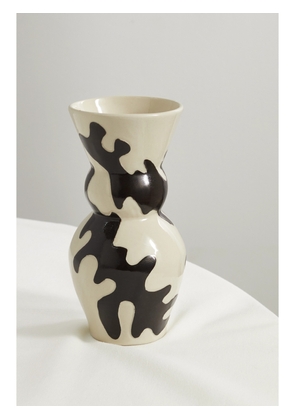 MARLOE MARLOE - + Net Sustain Lucie Glazed Ceramic Vase - Ecru - One size