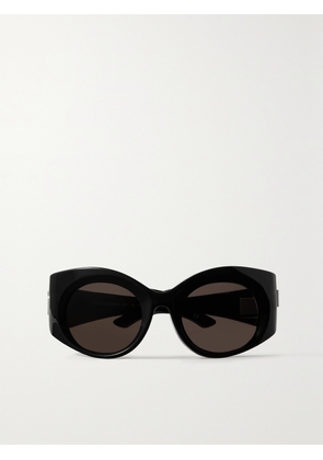 Balenciaga - Bold Round-frame Acetate Sunglasses - Black - One size