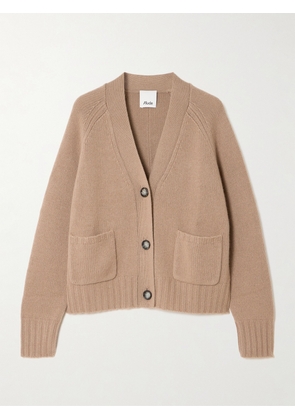 Allude - Wool And Cashmere-blend Cardigan - Brown - x small,small,medium,large,x large