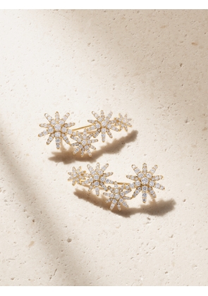 David Yurman - Starburst 18-karat Gold Diamond Earrings - One size
