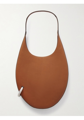 Tory Burch - Pierced Embellished Leather Tote Bag - Brown - One size