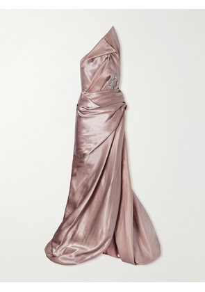 Maticevski - Contentment Embroidered Taffeta Gown - Pink - UK 8,UK 10,UK 12