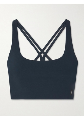 ON - Studio Recycled Sports Bra - Blue - x small,small,medium,large