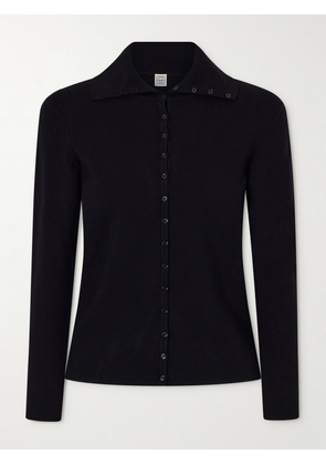 TOTEME - Knitted Cardigan - Black - xx small,x small,small,medium,large,x large