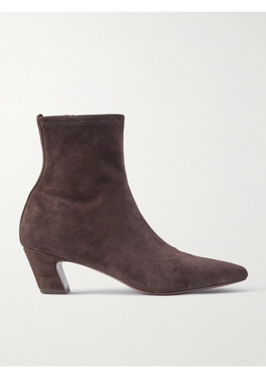 Loeffler Randall - Doria Suede Ankle Boots - Brown - US5,US6,US7,US8,US9,US10,US11,US12