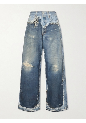 Acne Studios - 1981 Trompe L'oeil Printed Organic Straight-leg Jeans - Blue - XXS/32,S/36,L/40,XS/34,M/38