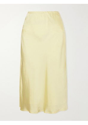 Jil Sander - Satin Midi Skirt - Yellow - FR 34,FR 36,FR 38,FR 40,FR 42