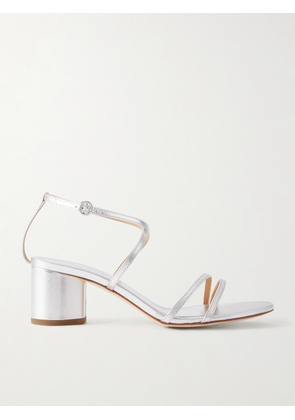 Aeyde - Mirella Metallic Leather Sandals - Silver - EU 36,EU 36.5,EU 37,EU 37.5,EU 38,EU 38.5,EU 39,EU 39.5,EU 40,EU 40.5,EU 41,EU 41.5,EU 42