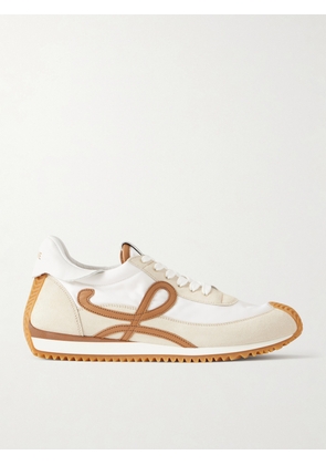 LOEWE - Flow Runner 2.0 Leather-trimmed Shell And Suede Sneakers - Neutrals - FR36,FR37,FR38,FR39,FR40,FR41,FR42