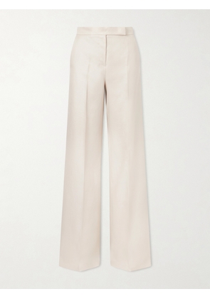 Max Mara - Linen Wide-leg Pants - Neutrals - UK 2,UK 4,UK 6,UK 8,UK 10,UK 12,UK 14,UK 16,UK 18