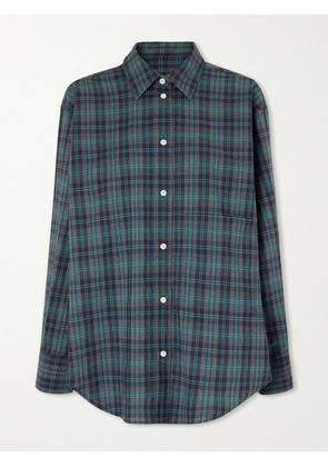 RÓHE - Checked Wool-blend Shirt - Green - FR 34,FR 36,FR 38,FR 40,FR 42,FR 44