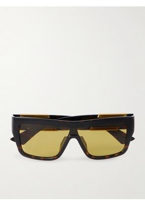 BOTTEGA VENETA EYEWEAR - Ribbon D-frame Tortoiseshell Acetate Sunglasses - One size