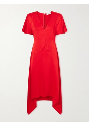 Stella McCartney - Satin Midi Dress - Red - IT34,IT36,IT38,IT40,IT42,IT44
