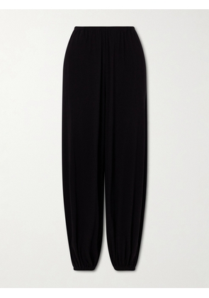The Row - Fiamma Cotton, Cashmere And Silk-blend Pants - Black - xx small,x small,small,medium,large