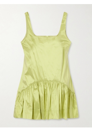 Simone Rocha - Taffeta Peplum Top - Green - UK 4,UK 6,UK 8,UK 10,UK 12,UK 14