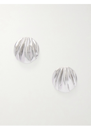 Chloé - Oversized Silver-tone Clip Earrings - One size