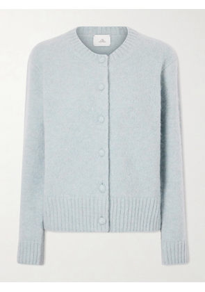 The Elder Statesman - Indie Alpaca-blend Cardigan - Blue - x small,small,medium,large