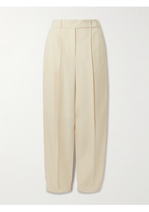 Joseph - Rayen Pleated Woven Wide-leg Pants - Off-white - FR 32,FR 34,FR 36,FR 38,FR 40,FR 42,FR 44