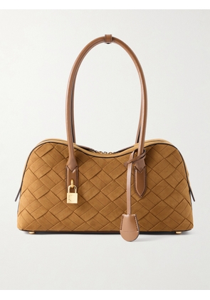 Stella McCartney - Ryder Medium Woven Shoulder Bag - Brown - One size