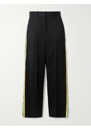 LOEWE - Striped Wool Straight-leg Pants - Black - FR 32,FR 34,FR 36,FR 38,FR 40,FR 42,FR 44