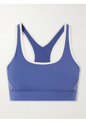 Varley - Selma Freesoft™ Jersey Sports Bra - Blue - x small,small,medium,large,x large