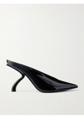 Ferragamo - Itaca Patent-leather Mules - Black - US5,US5.5,US6,US6.5,US7,US7.5,US8,US8.5,US9,US9.5,US10