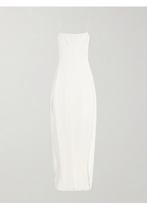 Jacquemus - The Plumetis Knitted Maxi Dress - Off-white - FR 32,FR 34,FR 36,FR 38,FR 40,FR 42