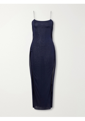 Jacquemus - The Plumetis Knitted Maxi Dress - Blue - FR 32,FR 34,FR 36,FR 38,FR 40,FR 42