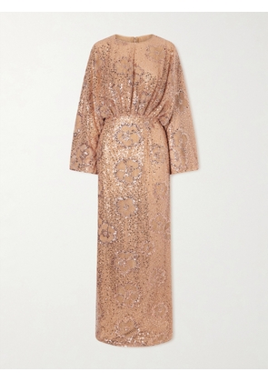 Elie Saab - Embellished Silk-blend Tulle Gown - Brown - FR 34,FR 36,FR 38,FR 40,FR 42,FR 44,FR 46