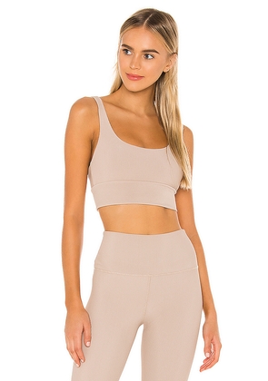 BEACH RIOT Leah Sports Bra in Tan. Size XS. Also in M.
