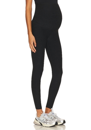 Beyond Yoga Spacedye Love The Bump Maternity Midi Legging in Black. Size XS. Also in XL.