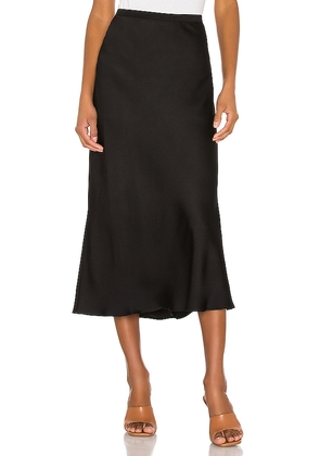 ANINE BING Bar Silk Skirt in Black. Size S. Also in M.