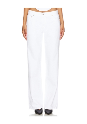 EB Denim Low Rise Baggy in White. Size 27. Also in 30.