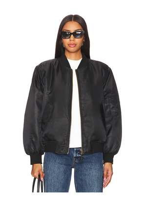ANINE BING Leon Bomber in Black. Size XS. Also in S, M, L.