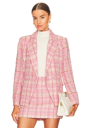 Bardot Boucle Blazer in Pink. Size M. Also in XS.