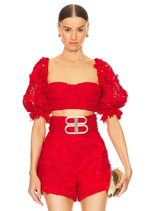 Bronx and Banco Sicilia Bralette in Red. Size XS. Also in S, M.