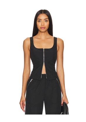 Amanda Uprichard Violet Top in Black. Size XS. Also in S.
