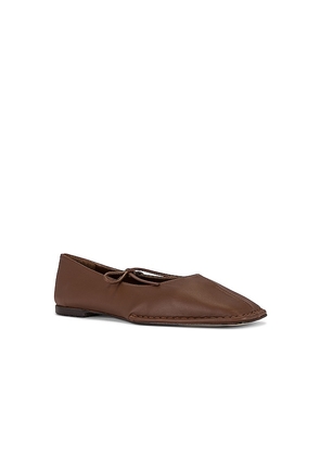 ALOHAS Sway Flat in Brown. Size 36. Also in 37, 38, 39, 40, 41, 42.